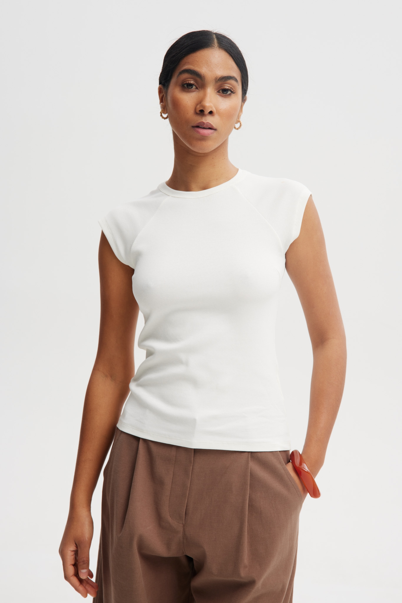 T-SHIRT BENNY ECRU XS - Flawless