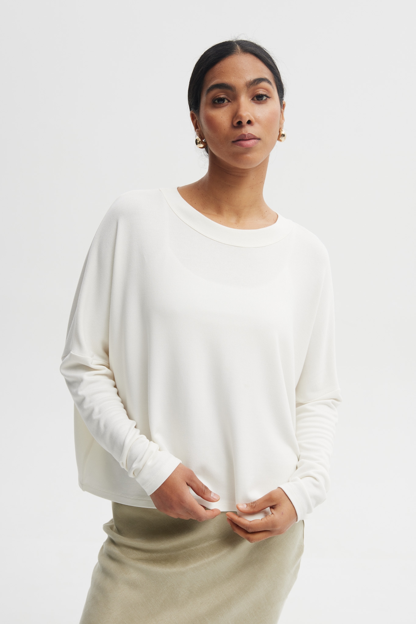 BLUZKA TELMA ECRU One size - Flawless