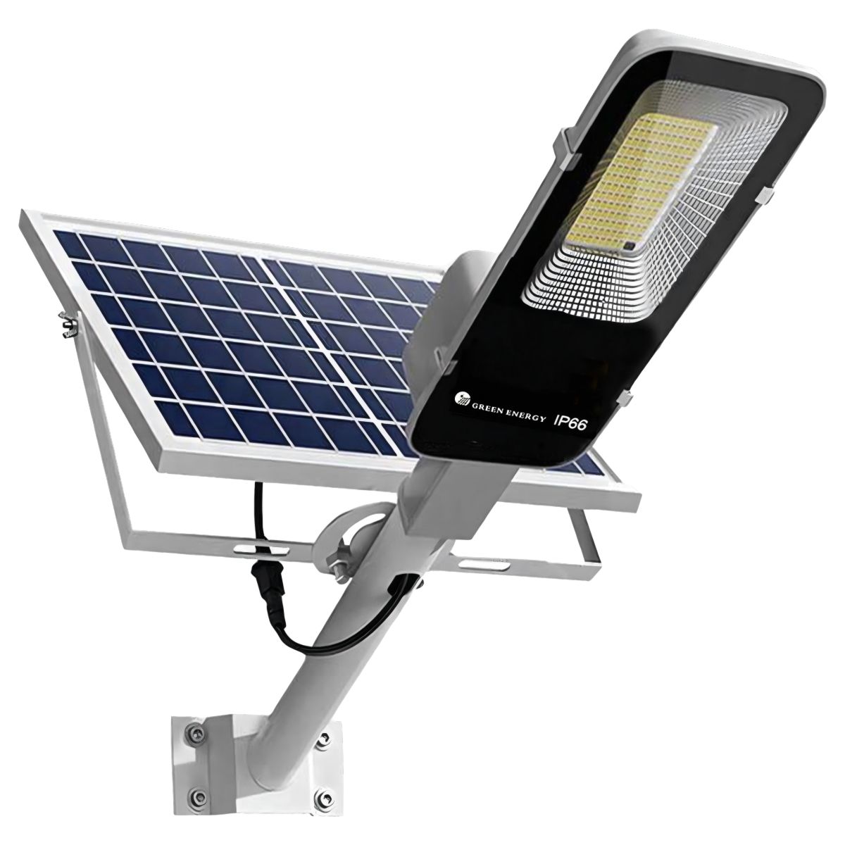 Mocna Lampa Solarna Led Z Czujnikiem Zmierzchu + Pilot