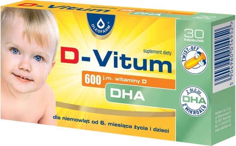 600 j.m. DHA 30 kapsułek