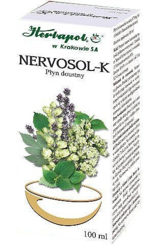 NERVOSOL-K krople 100g - wsparcie dla nerwów i spokoju