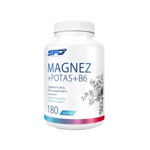 Magnez + potas + B6 180 tabletek