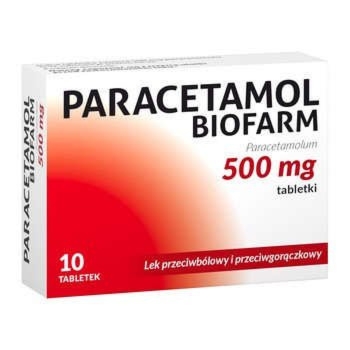 Paracetamol 10 tabletek - ulga w bólu i gorączce
