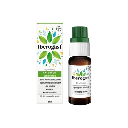 Iberogast Płyn 20ml - Naturalne Wsparcie Trawienia od Bayer
