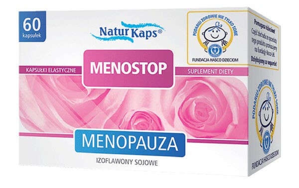 Menostop Naturkaps - 60 kapsułek - ulga i komfort w menopauzie