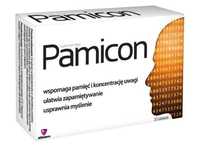 Pamicon - wsparcie koncentracji i pamięci, 30 tabletek