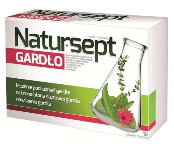 Natur-Sept 18 pastylek na gardło i odporność