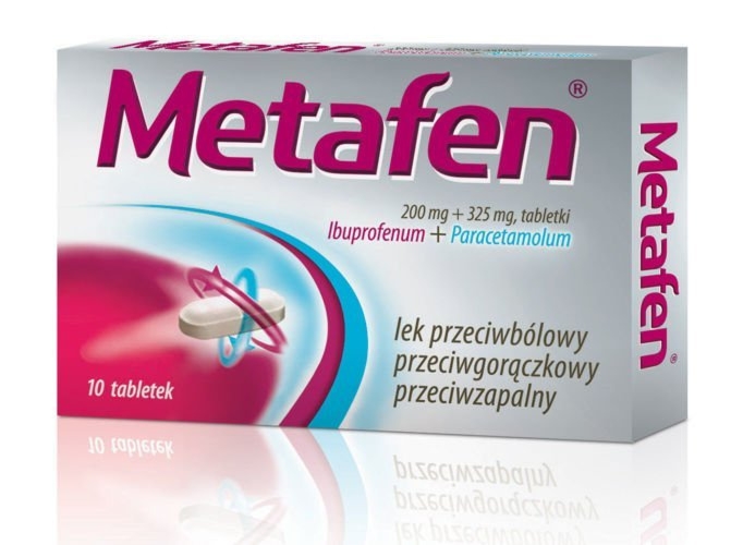 Metafen 10 tabletek – lek przeciwbólowy i przeciwgorączkowy