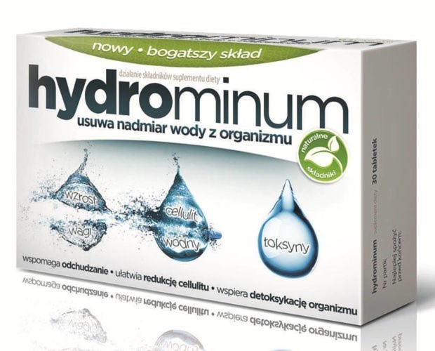 Hydrominum Aflofarm - 30 tabletek, wsparcie w usuwaniu nadmiaru wody