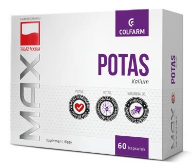 Max Potas 60 kapsułek Colfarm - Wsparcie dla Serca i Mięśni