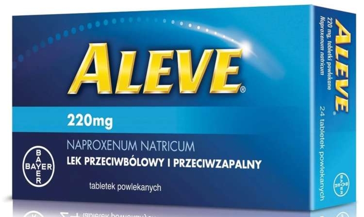 Aleve 12 tabletek - Szybka ulga w bólu i gorączce