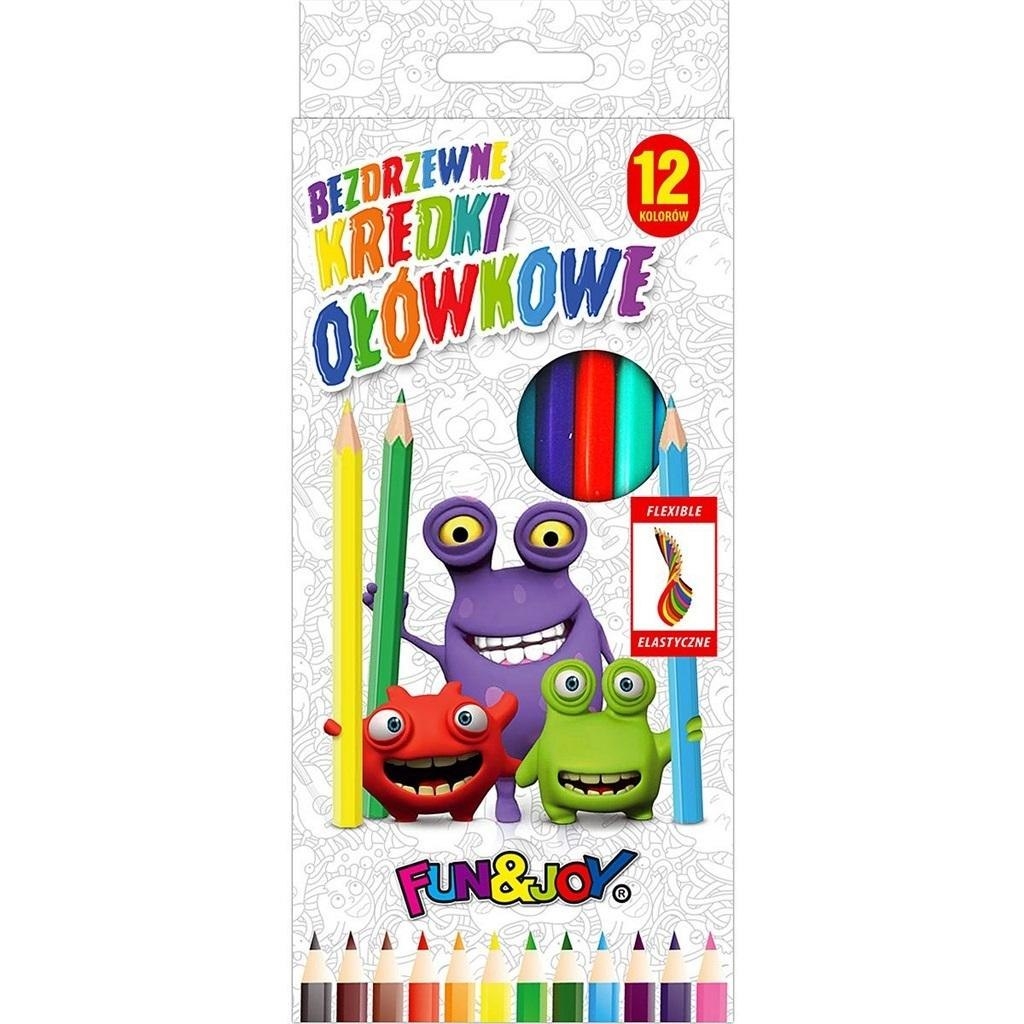 Zdjęcia - Ołówek TITANUM Kredki ołówkowe bezdrzewne 12 kolorów 