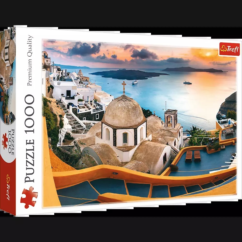 Фото - Пазли й мозаїки Trefl Puzzle 1000 elementów. Bajkowe Santorini 