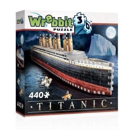 Фото - Пазли й мозаїки Tactic Wrebbit Puzzle 3D 440 el Titanic 