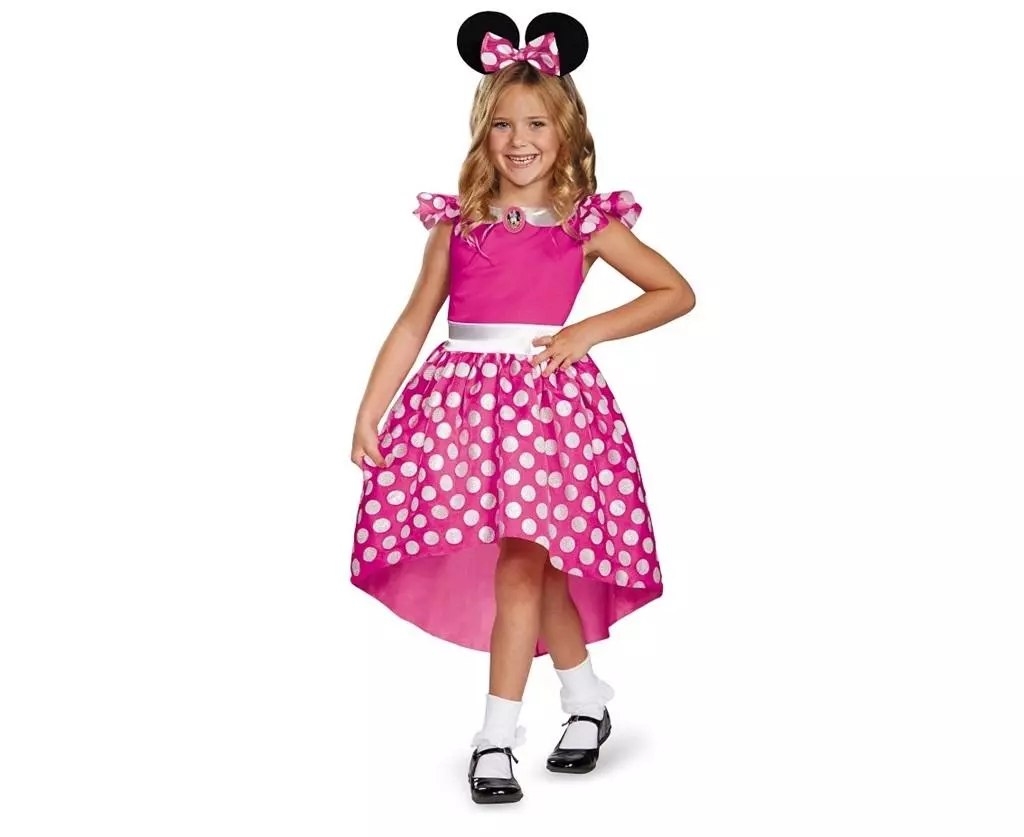 Фото - Карнавальний костюм Strój Minnie Pink Classic rozm. S 5-6 lat