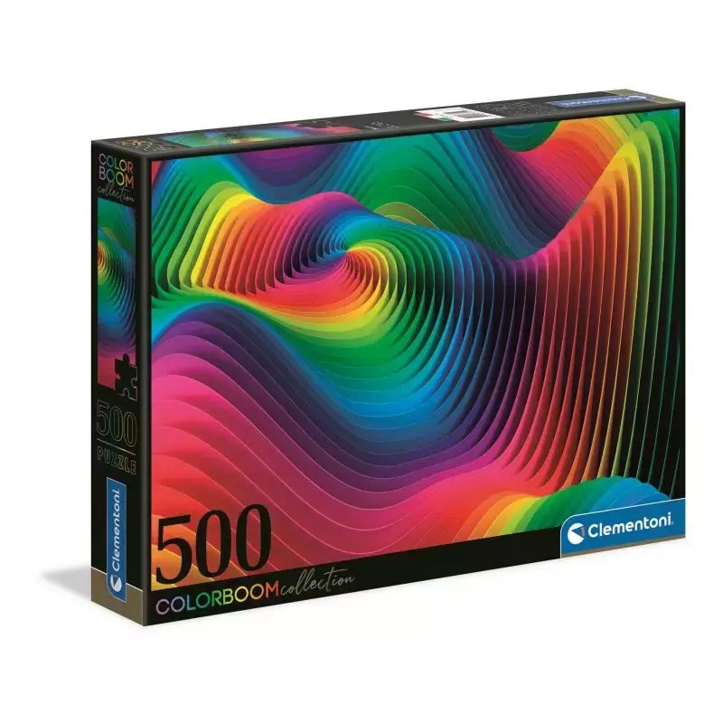 Фото - Пазли й мозаїки Clementoni Puzzle 500 elementów. Color boom. Fale 