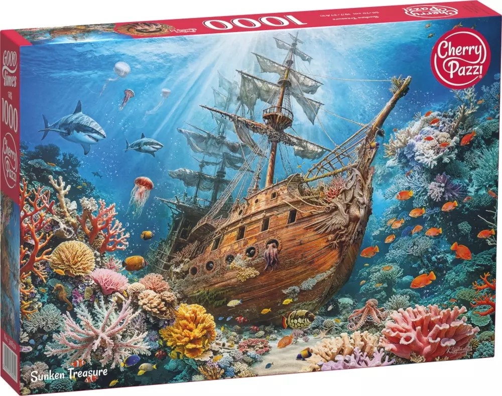 Zdjęcia - Puzzle i mozaiki Puzzle 1000 elementów. Zatopiony skarb 30820