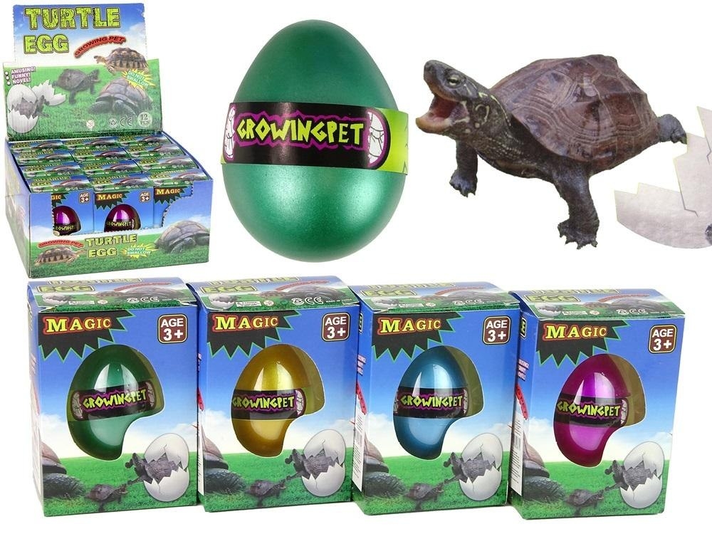 Zdjęcia - Figurka / zabawka transformująca LEAN Toys Wykluwające się magiczne jajko zółtwia 6cm 