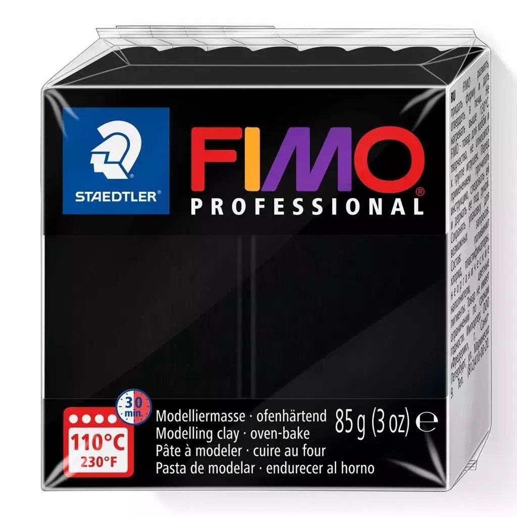 Фото - Творчість і рукоділля STAEDTLER Masa termoutwardzalna Fimo 85g czarny 