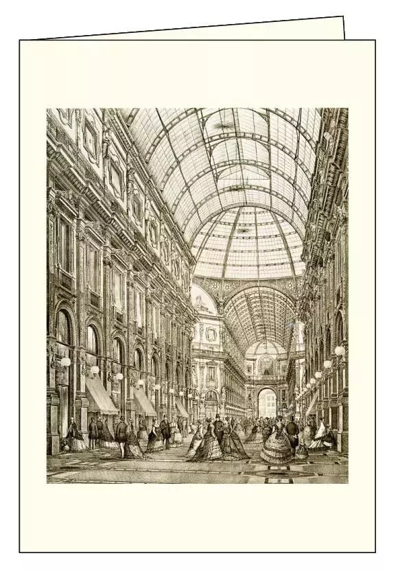 Фото - Конверти й листівки Karnet z kopertą ITW 016 Milano Galleria Vittorio
