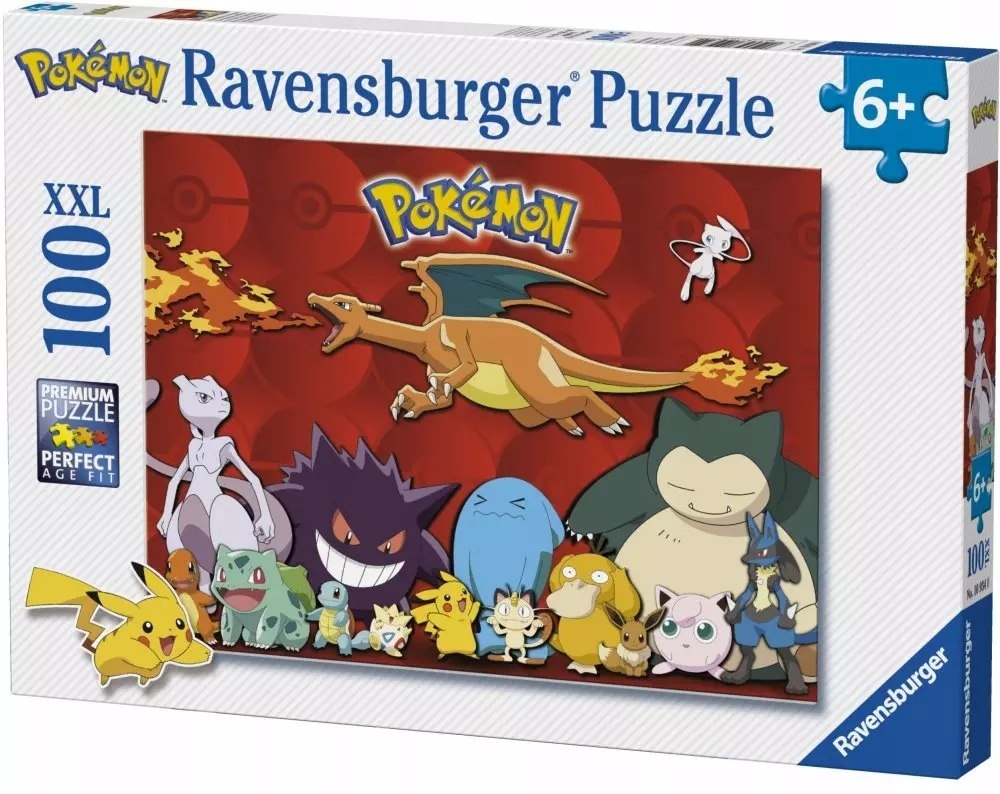 Фото - Пазли й мозаїки Ravensburger Puzzle 100 elementów XXL Pokemon 