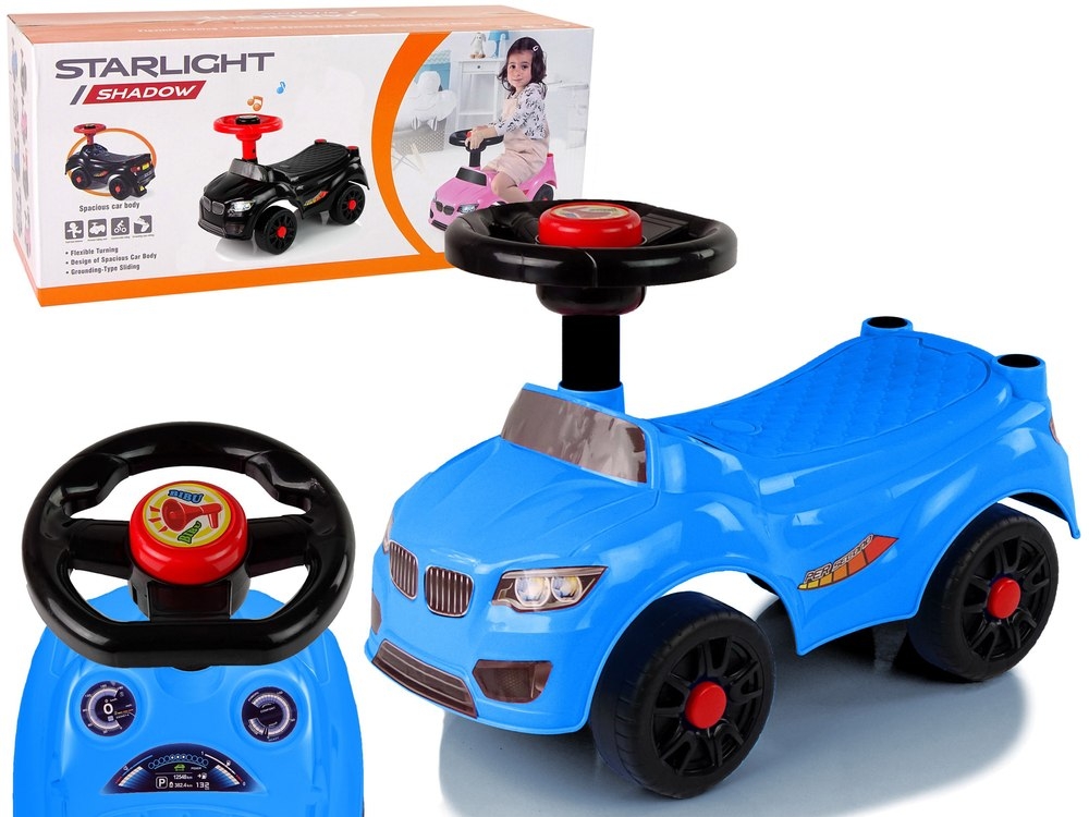 Zdjęcia - Zabawki do piaskownicy Starlight Samochód Jeździk QX-3399-2 Klakson Niebieski 