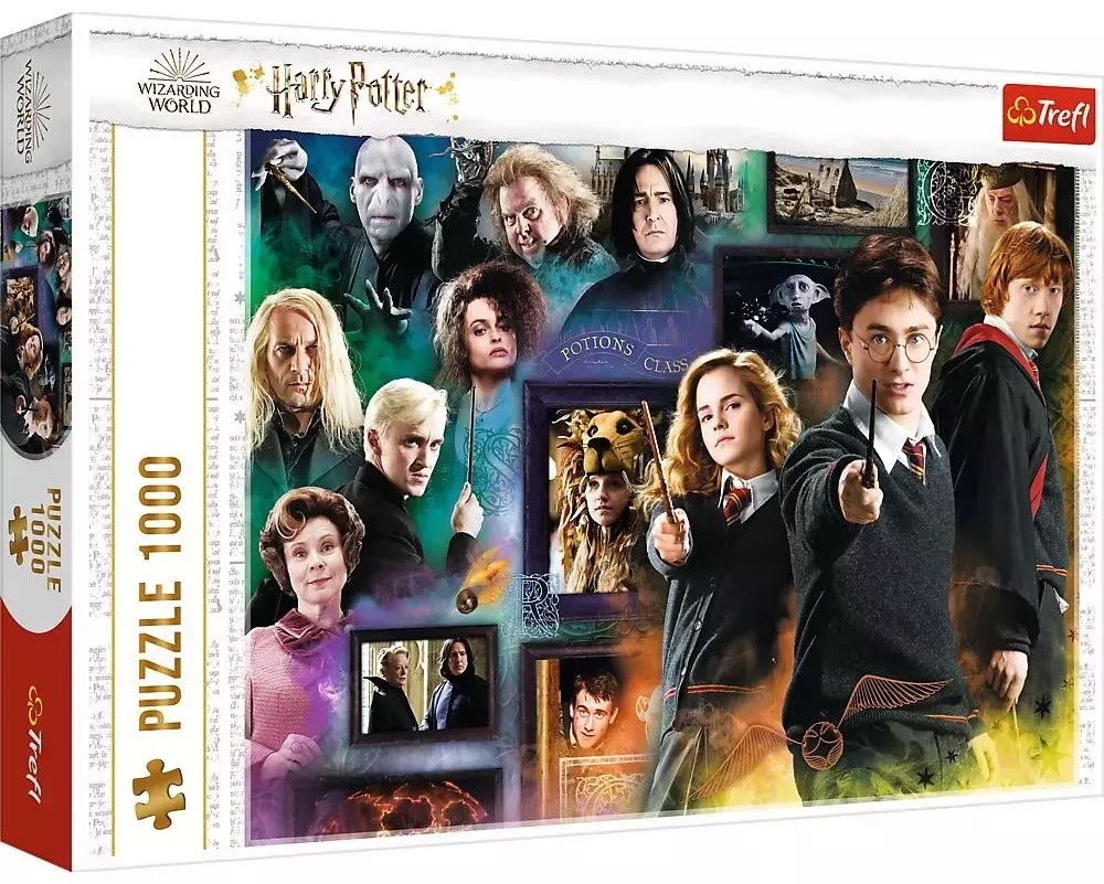 Фото - Пазли й мозаїки Trefl Puzzle 1000 elementów. Harry Potter. Świat czarodziejów 