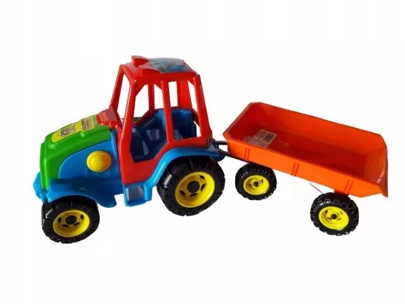 Фото - Машинка Traktor z przyczepą w siatce CHOIŃSKI