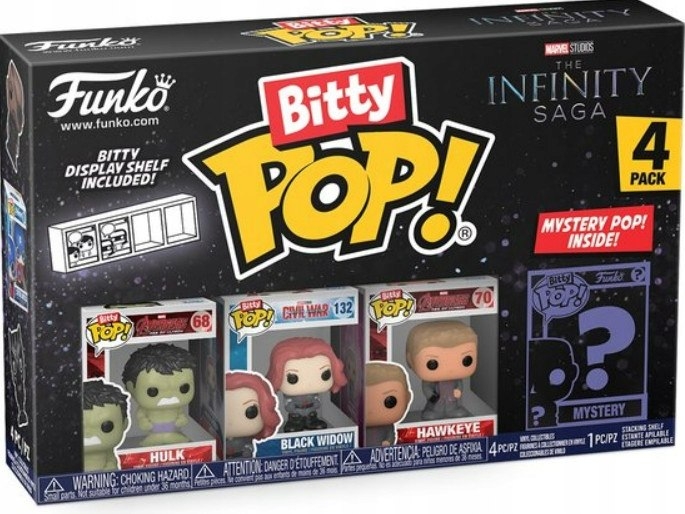 Фото - Фігурки / трансформери Funko Bitty POP! Marvel Infinity Hulk 2cm 4pak 