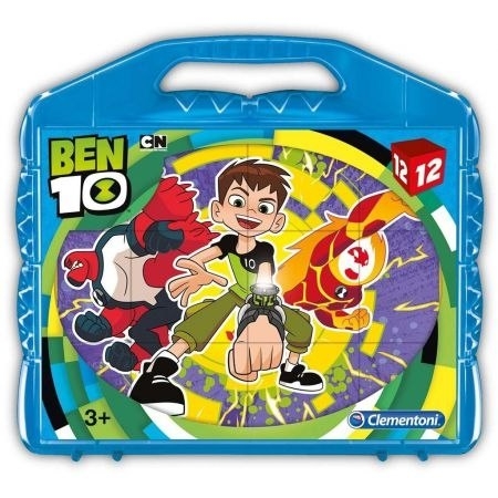 Фото - Конструктор Clementoni BEN 10 KLOCKI OBRAZKOWE 12 EL CARTOON NETWORK W WALIZCE 