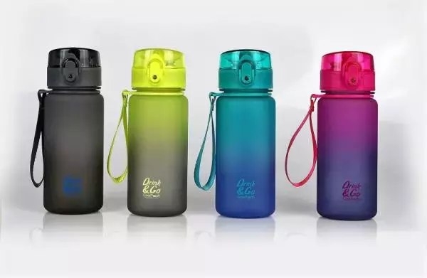 Фото - Харчовий контейнер Patio Bidon Brisk mini 400ml Gradient frape / grey / lemon / ocean 04156 CoolPack mix cena za 1 szt 