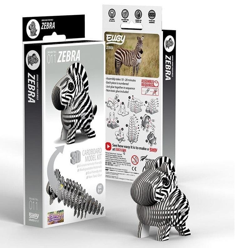 Фото - Пазли й мозаїки Zebra Eugy. Eko Układanka 3D 