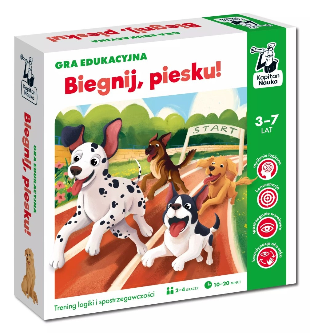 Фото - Настільна гра Gra edukacyjna Biegnij, piesku! Kapitan Nauka