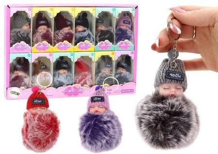 Zdjęcia - Brelok LEAN Toys Breloczek pompon z laleczką MIX 