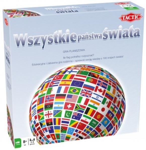 Фото - Настільна гра Tactic ND17ZA-78595 Wszystkie Państwa Świata gra 