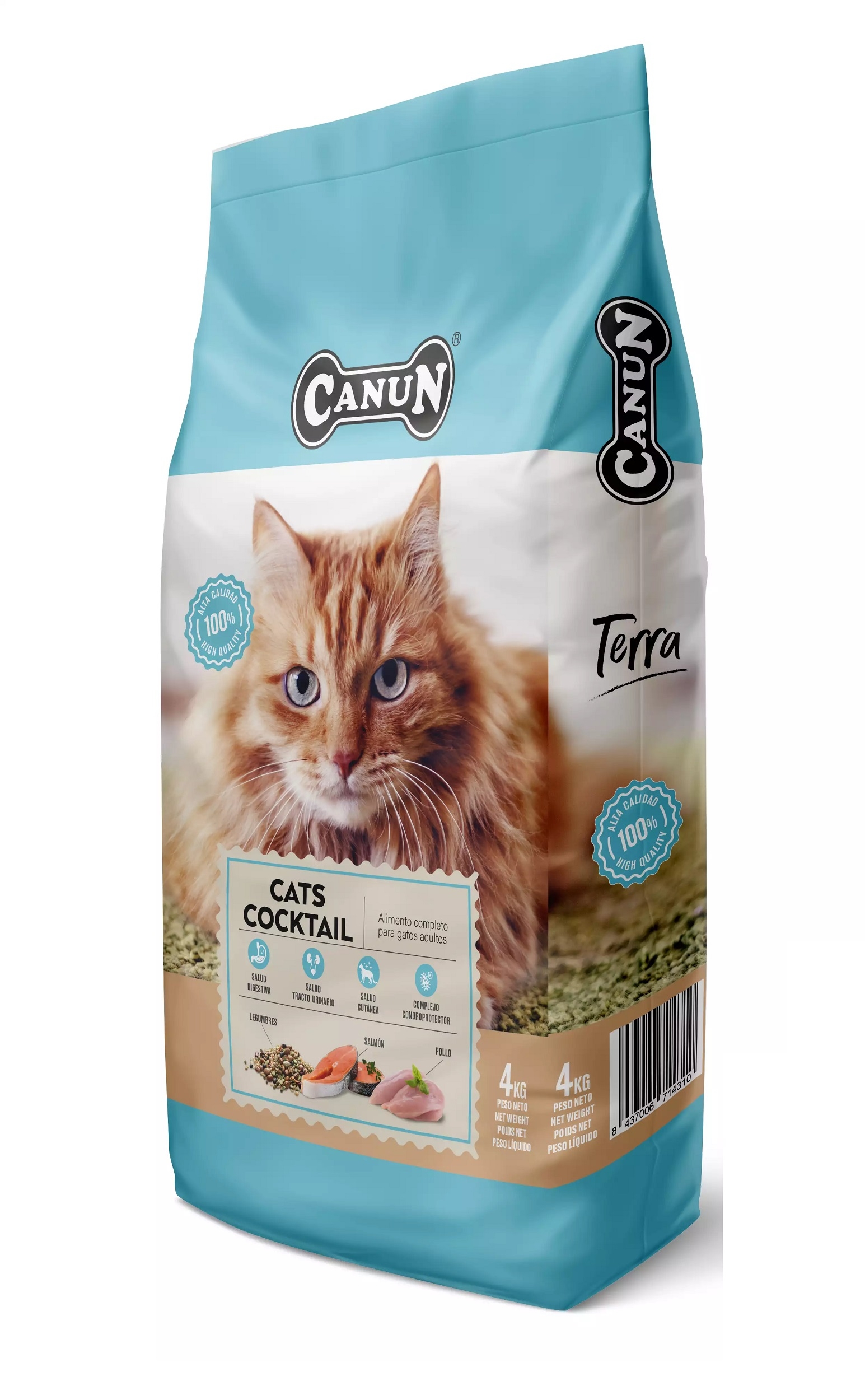 Karma dla kota CANUN CATS COCKTAIL z kurczakiem 4 kg