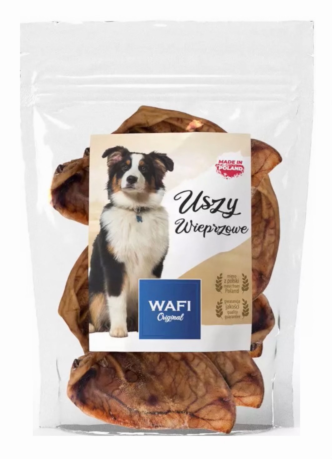 Naturalny Gryzak  dla psa Ucho Wieprzowe WAFI 10 szt