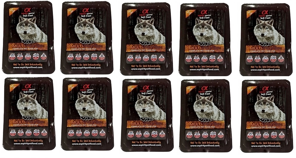 Karma Alpha Spirit Multiprotein 85% mięsa 10 tacek po 200g