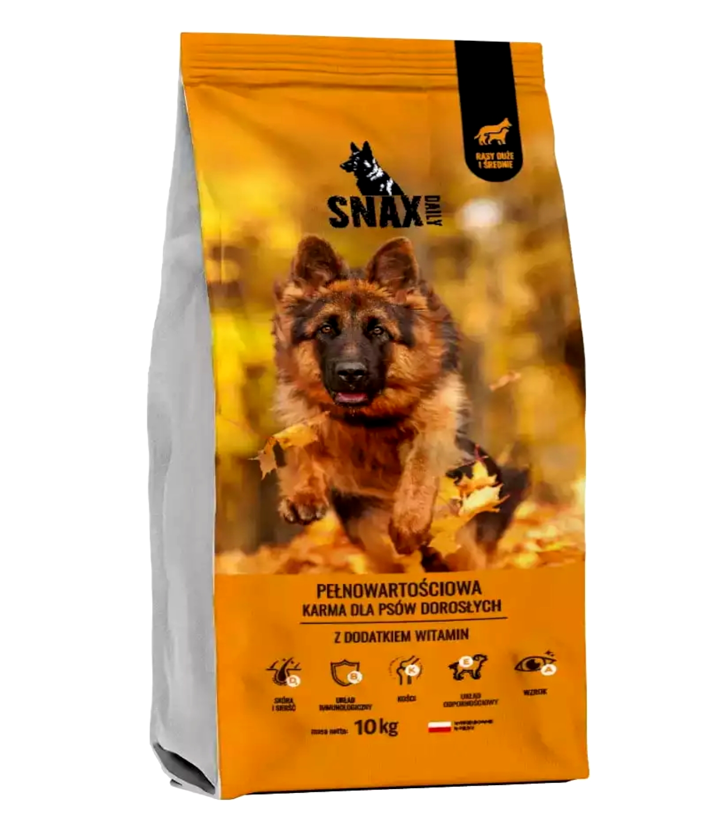 Snax Daily karma dla psa z witaminami 10 kg