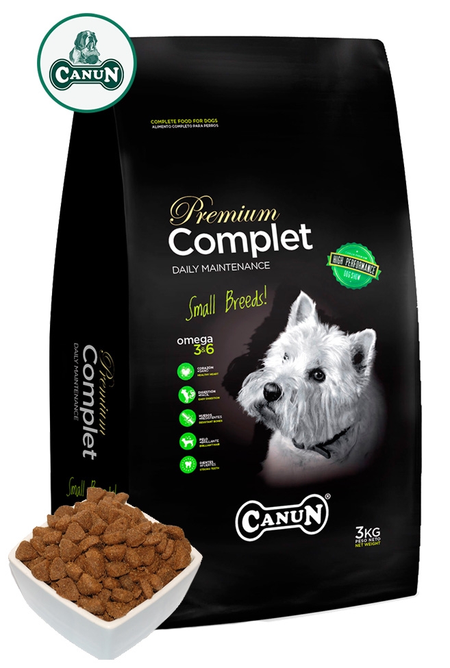 Karma dla psów CANUN COMPLET SMALL BREEDS dla małych ras z kurczakiem 32% 4 kg