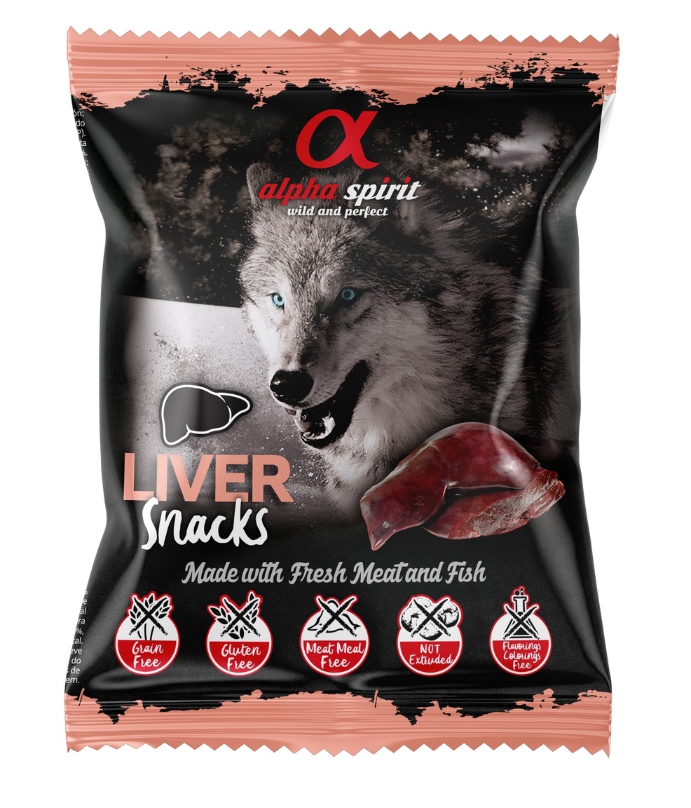 Przysmak w kostkach dla psa WĄTRÓBKA 50g ALPHA SPIRIT
