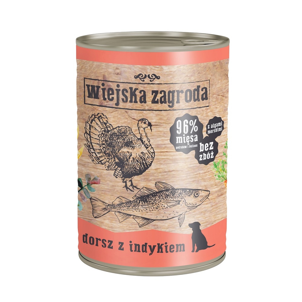 Wiejska Zagroda Dorsz z indykiem 400g