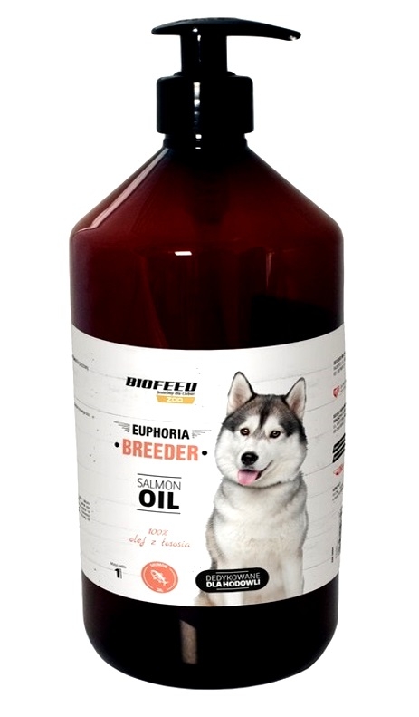 Olej z łososia dla psa i kota EUPHORIA Salmon Oil 1L