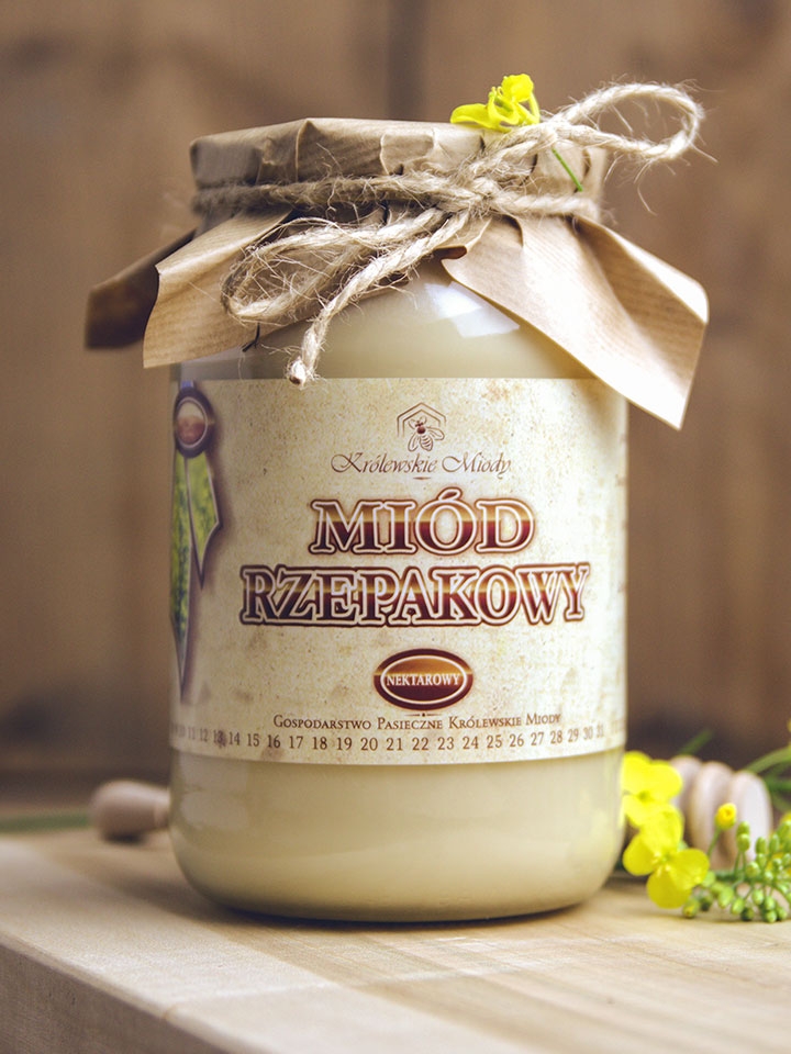 Miód rzepakowy - 1250 g