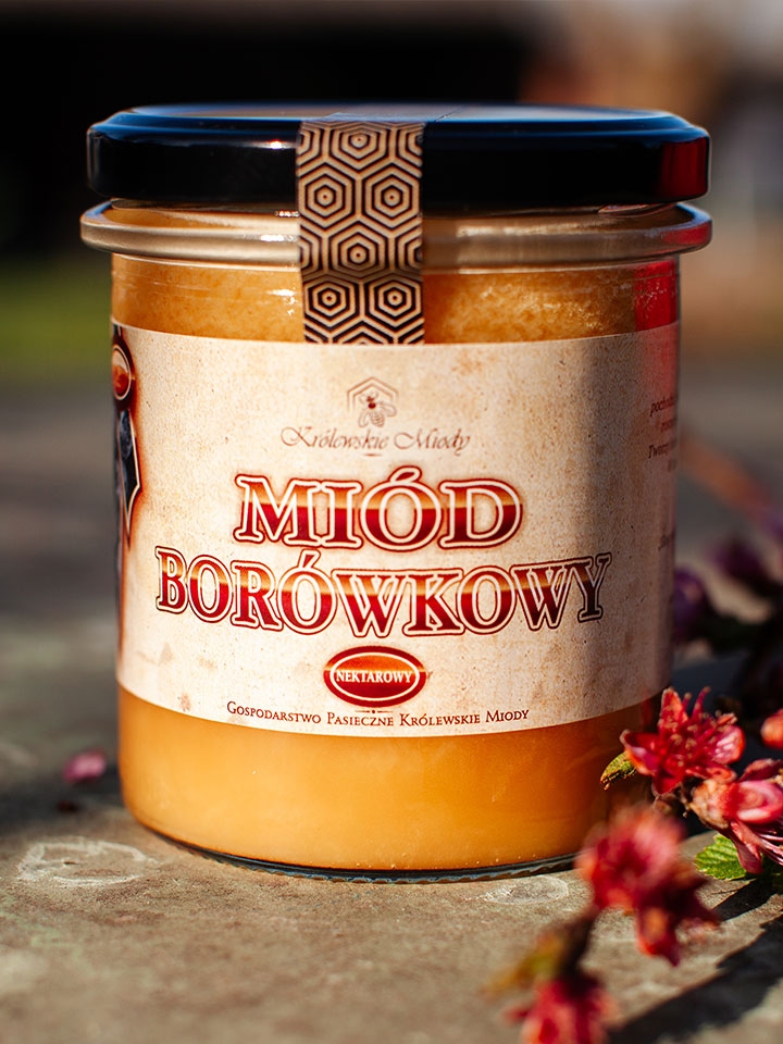 Miód Borówkowy - 1250 g