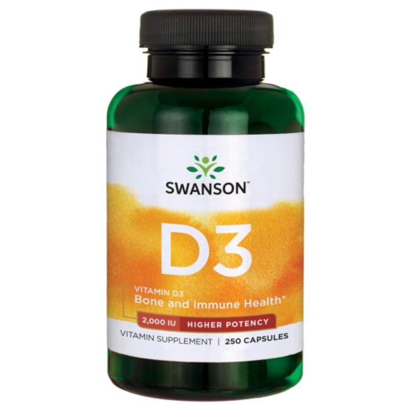 Vitamin D3 2000IU 250 kapsułek