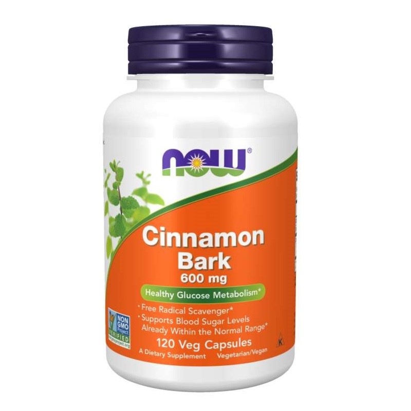 Detoks Korzeń Cynamonu  Cinnamon Bark 600mg 120 kaps