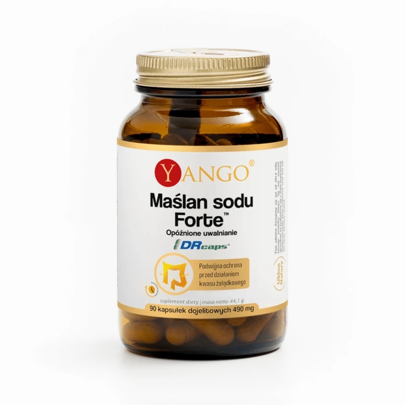 YANGO Maślan Sodu Forte – Wsparcie dla Zdrowych Jelit (90 kapsułek)