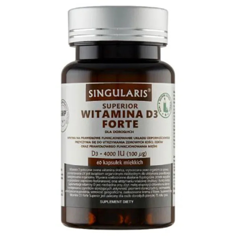 Singularis Witamina C 1000 mg + Bioperine 60 kapsułek - Wsparcie Odporności i Skóry