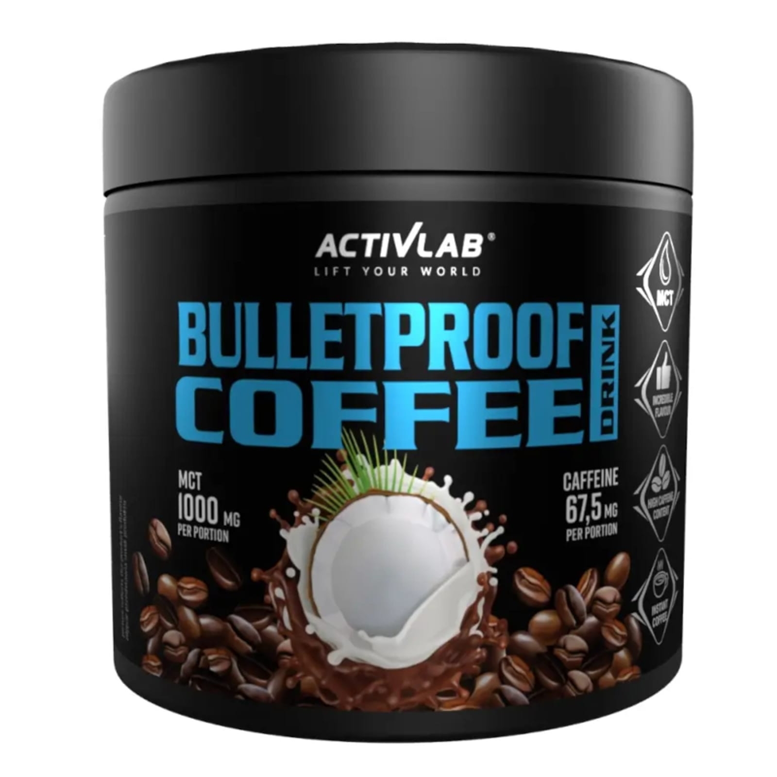 Zdrowa Żywność Napój Energetyczny Bulletproof Coffee Drink 150g : Smaki - Kokos
